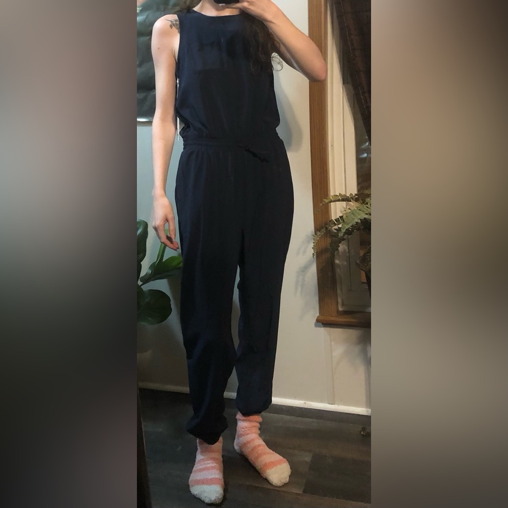 STYLUS Navy Blue Romper, Size XS